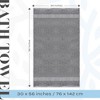 White Classic Luxury 100% Cotton Bath Towels Set of 4 - 27x54" - 3 of 4