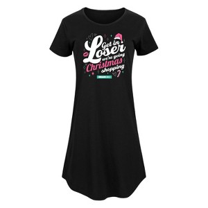 Women's - Mean Girls - Get In Loser Graphic T-shirt Dress - 1 of 4
