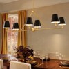Rennnsan Kreslin 45"W 6-Light Linear Modern Dimmable Kitchen Island Pendant in Gold - 2 of 4