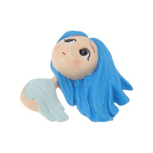 Unique Bargains Decorative Magnets Magnetic Fridge Sticker Irregular Shape Resin Lilac Beige 1Pc - 1 of 3