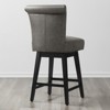 Spruce&Spring Upholstered 26-inch Counter Height Swivel Barstool - 4 of 4