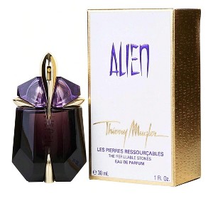 Alien By Thierry Mugler Women Citruses, Mandarin Orange, Moroccan Jasmine, White Flowers, White Amber, Cashmeran Eau De Parfum Spray Refillable 1 Oz - 1 of 1
