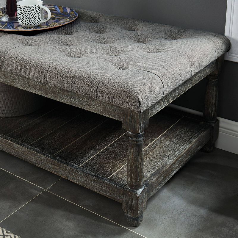 Arianna Tufted Bench - HOMES: Inside + Out, 3 of 4
