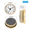 Unique Bargains Home Round Quartz Movement Mini Numeral Clock Insert - 2 of 4