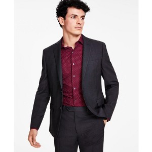 Alfani Mens Windowpane Check Two Button Blazer Jacket - 1 of 1
