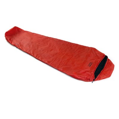 Snugpak Travelpak 1 Sleeping Bag with Mosquito Net, 45 Degree, Left Hand Zip, Flame Red