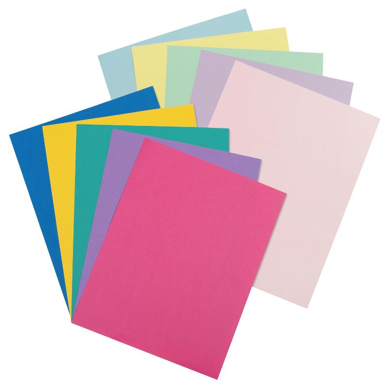 Array Card Stock Paper, 8-1/2 x 11 Inch, Assorted Bright Pastel Colors, Pack of 250, 3 of 4