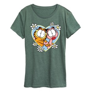 Women's - Garfield - Garfield Arlene Heart Short Sleeve Graphic T-Shirt - 1 of 4