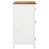 vidaXL Wardrobe 29.9 in.x20.5 in.x41.3 in. Solid Oak Wood - 4 of 4