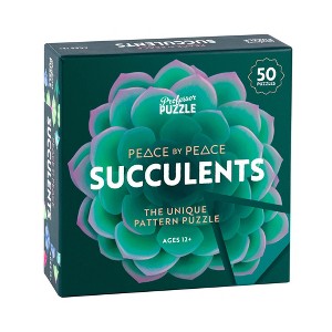 Professor Puzzle USA, Inc. Peace x Peace: Succulents Pattern Puzzle - 1 of 2