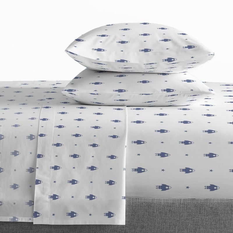 Saturday Park Outer Space 100% Organic Cotton Bed Set, 6 of 11