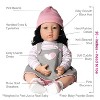 Adora Realistic Baby Doll Girl Power Toddler Doll - 20 inch, Soft CuddleMe Vinyl, Brown Hair, Brown Eyes - 4 of 4
