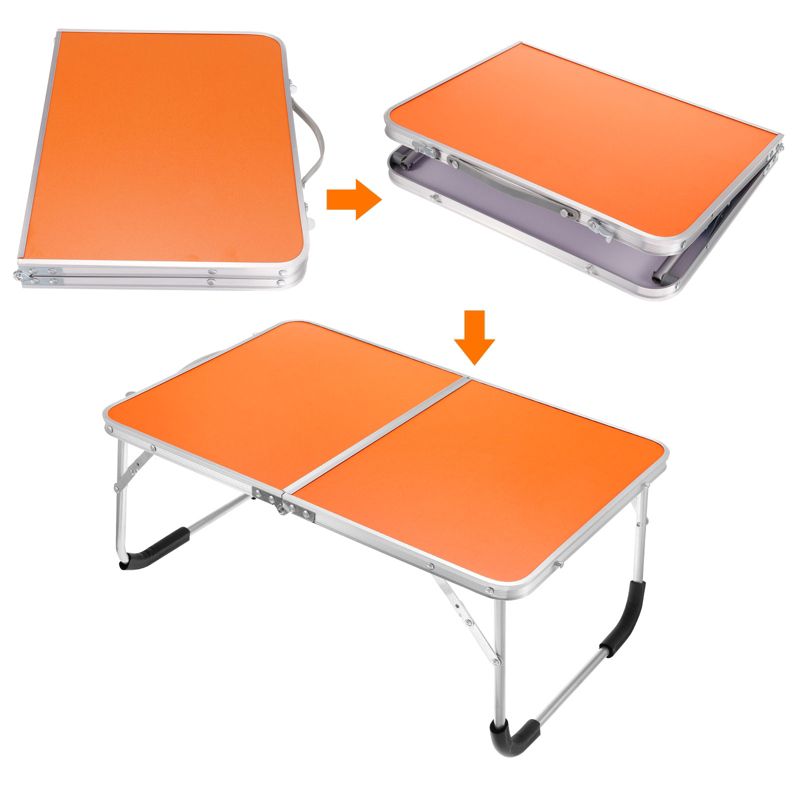 Unique Bargains Bed Sofa Foldable Laptop Table Portable Picnic Bed Tray Reading Working Desks 24 x 16.1 x 10.6-inch 1Pc, 3 of 6