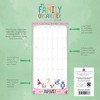 2026 Square Wall Calendar, My Family Organiser - ABC, 16-Month Animals Theme with 180 Reminder Stickers (12x12 In) - 4 of 4