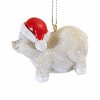 Roman Pudgy Pals Ornament Christmas Tree Ornament , Christmas Animal Santa Hat (1PC) - 3 of 3