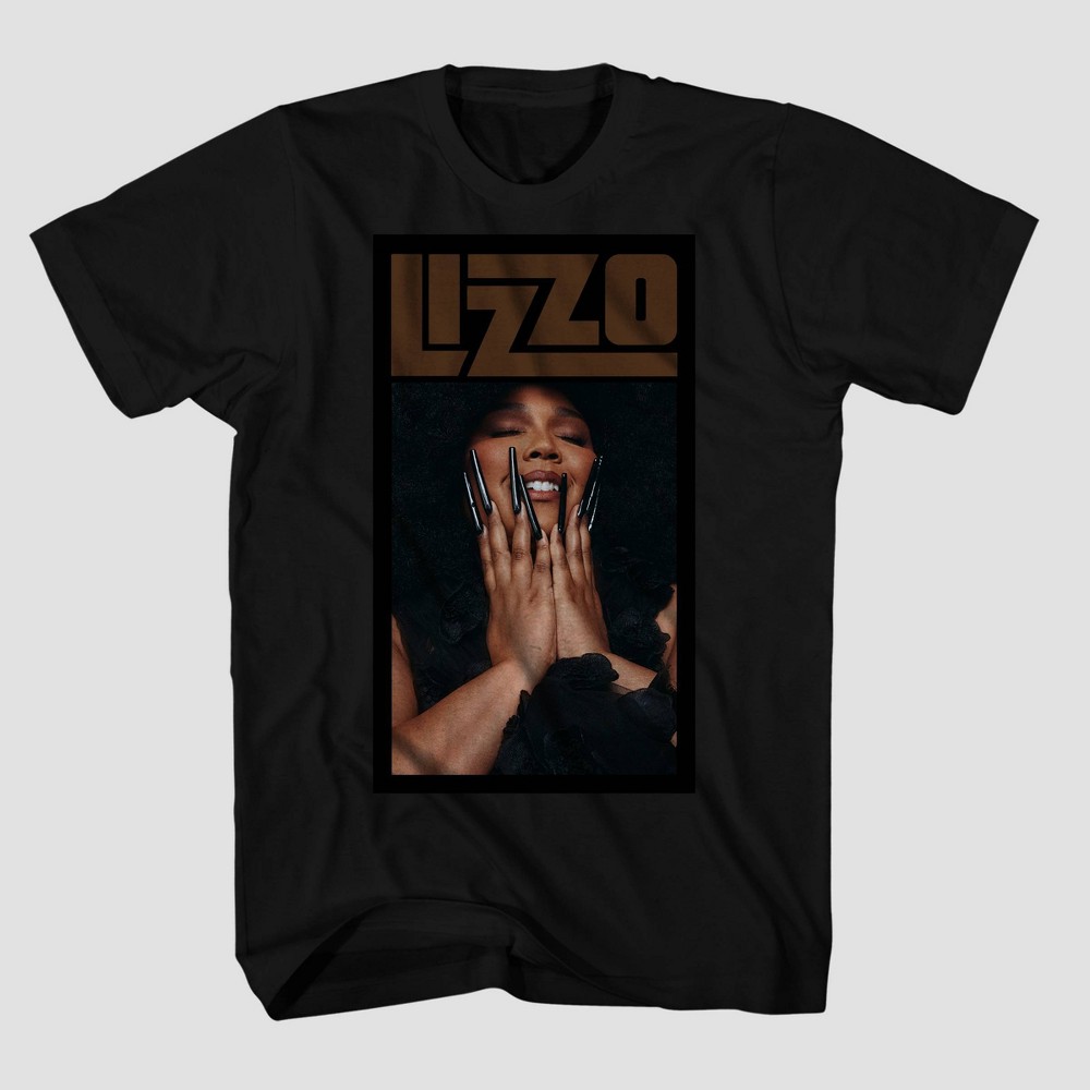 Men's Lizzo Short Sleeve Graphic T-Shirt - Black size S