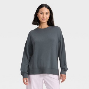 Women's French Terry Fleece Crewneck Sweatshirt - Wild Fable™ - 1 of 3