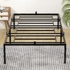 Bed Frame No Box Spring Needed, Heavy Duty Metal Platform Bed Frame for Bedroom Easy Assembly, Noise Free, Black - 3 of 4