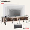 Bestier 70 inch Mid Century Modern TV Stand,Low Profile TV Console for 75 inch TV in Living Room - 2 of 4