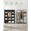 Portable Closet, Clothes Storage Organizer with 10 Shelves, 1 Clothes Hanging Rail, Non-Woven Fabric Closet 51 x 17.7 x 66.1 Inches - 4 of 4