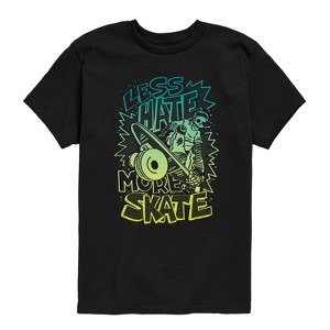 Boys' - Instant Message - Less Hate More Skate Short Sleeve Graphic T-Shirt - 1 of 4