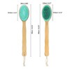 Unique Bargains Double Side Long Handle Bath Brush 4.13"x2.36" 1 Pc - 4 of 4