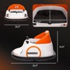 VisioGear Toddler Bumper Car Ride on Toy for Kids 1.5-5 Years Old, Baby Bumper Car, 360 Degree, Orange, 26.2"*25.4"*15.4" - 3 of 4