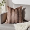 REGALWOVEN Fade-Resistant Plush Striped Luxury Series Soft Fluffy Modern Throw Pillow Covers 2 Pcs - 2 of 4