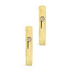 SHINE by Sterling Forever Arlet Hoops - 3 of 4