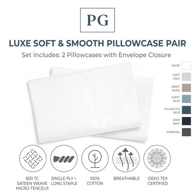 Luxe Soft & Smooth 100% Tencel Pillow Case Set