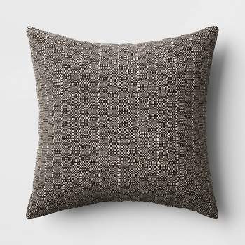 Oversized Textural Woven Square Throw Pillow - Threshold™