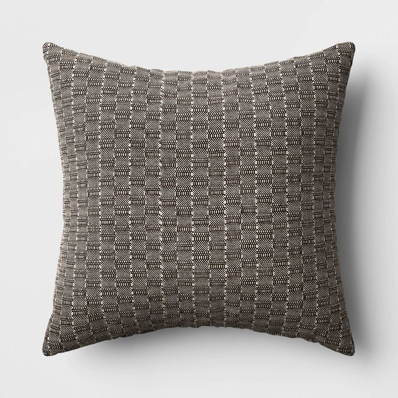 Oversized Textural Woven Square Throw Pillow - Threshold™, 1 of 11