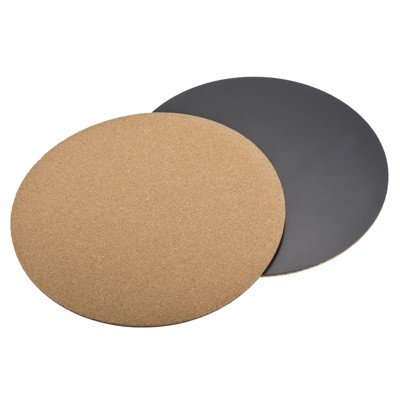 Unique Bargains Home Garden Round Plastic Absorbent Waterproof Cork Plant  Pot Mat 4 6 8 10 Inch 4 In 1 Set : Target