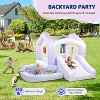 JOYMOR Kids 3-6 6-in-1 Inflatable Bounce House with Ball Pit & Basketball 30s Setup - 4 of 4