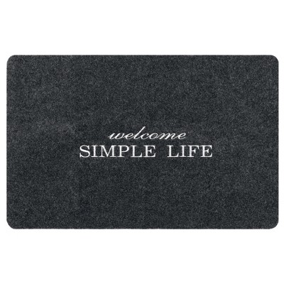 Unique Bargains Non-Slip Rubber Backing Indoor Outdoor Doormats