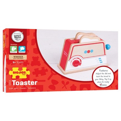 wooden play toaster