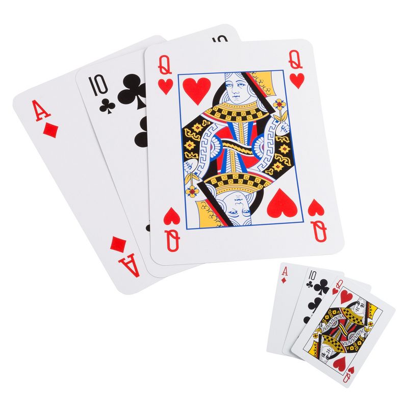 Toy Time Jumbo 8"x11" Deck of Playing Cards, 3 of 9