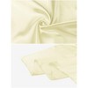 INSPIRE CHIC Women's Solid Color Satin Large Square Scarf Neckerchief Bandanas 35"x35" - 4 of 4
