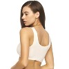 Felina Women's Organic Cotton Bralette (cloud, Large) : Target