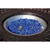 Fire Sense 62366 Sparkling Reflective Tempered Fire Glass for Outdoor Gas/Propane Fire Pits, Easy Install, Sapphire Blue, 10 lbs - 4 of 4