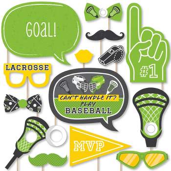 Big Dot of Happiness Lax to the Max Lacrosse Party Photo Booth Props Kit 20 Count