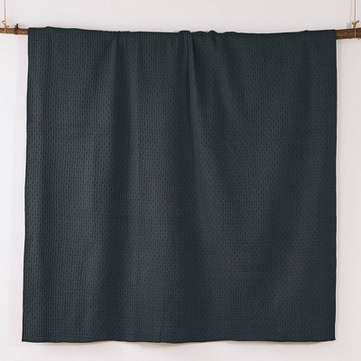 The Industrial Shop 3pc Queen Solid Quilt and Sham Bedding Set Dark Gray: Cotton Lightweight Rustic Style — фото 5