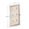 Azar Displays Enclosed Cork Bulletin Board w/ Lock & Key - 3 of 4