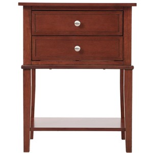 Passion Furniture Newton 2-Drawer Nightstand (28 in. H x 22 in. W x 16 in. D) - 1 of 4