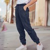 Dalix Butterfly Embroidered Washed Jogger Pant Soft Fleece Relaxed Fit Lounge Womens - 4 of 4