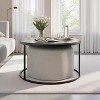 Racxily Round Coffee Table Set ¨C Modern and Versatile Tables for Stylish Living Rooms - 3 of 4