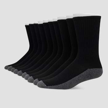 Hanes Premium Men's 10pk Cool Comfort Crew Socks