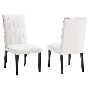 Modway Catalyst Performance Velvet Dining Side Chairs - Set of 2 - 1 of 4