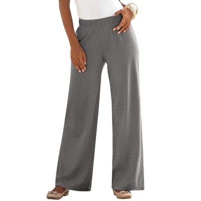 Roaman's Women's Plus Size Petite Soft Knit Capri Pant - 4x