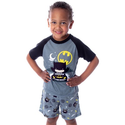 Boy's Pj's Batman Gotham City Sleepwear Pyjamas 
